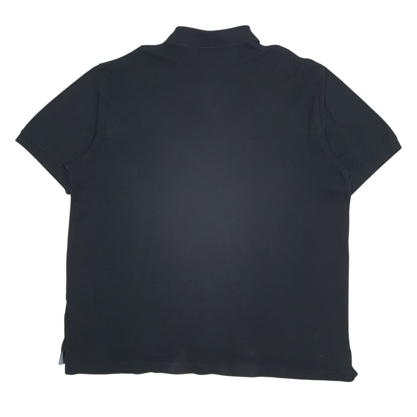Mens Black Tommy Hilfiger  Crewneck Polo Shirt