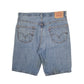Mens Blue Levis 505  Shorts