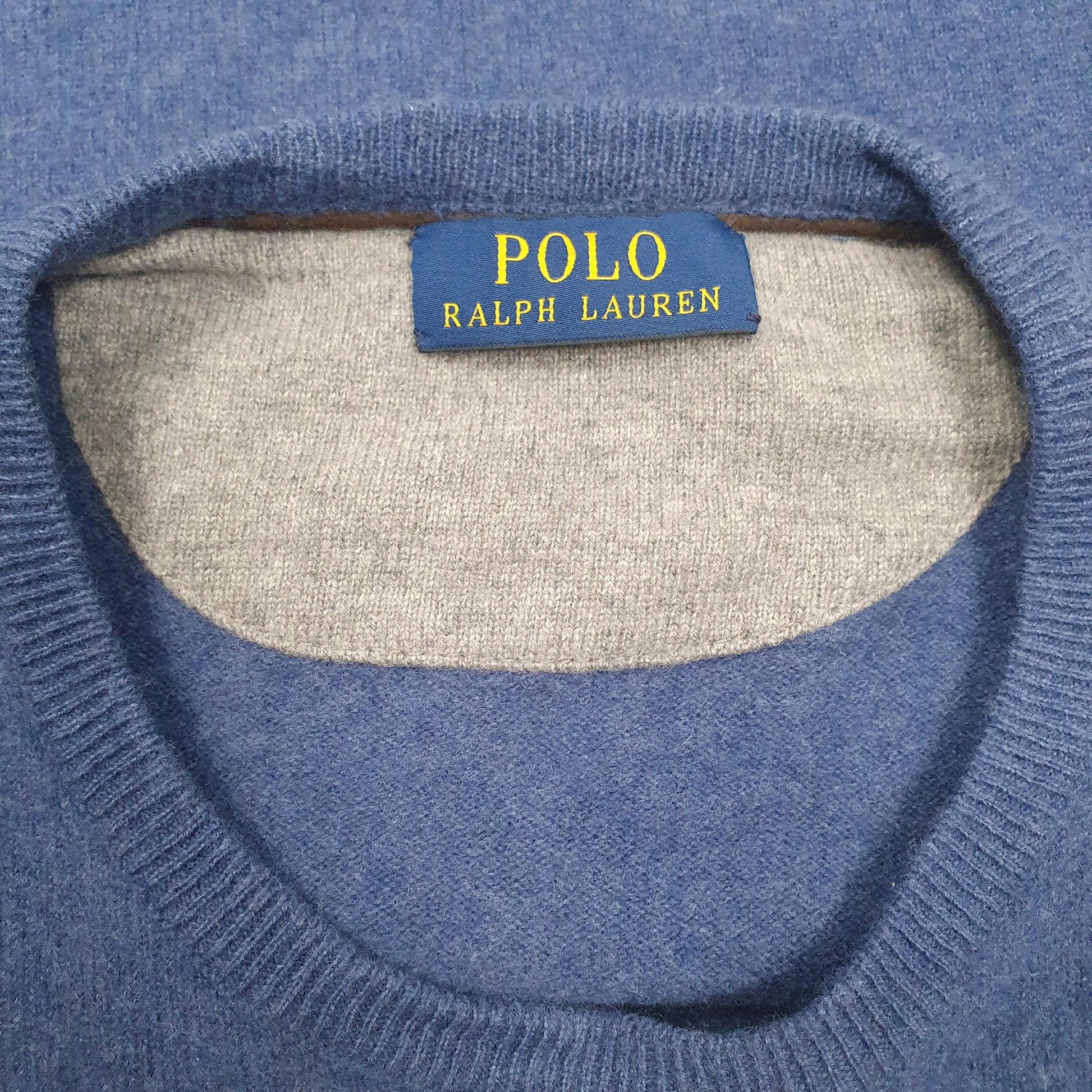 Mens Blue Polo Ralph Lauren  Crewneck Jumper