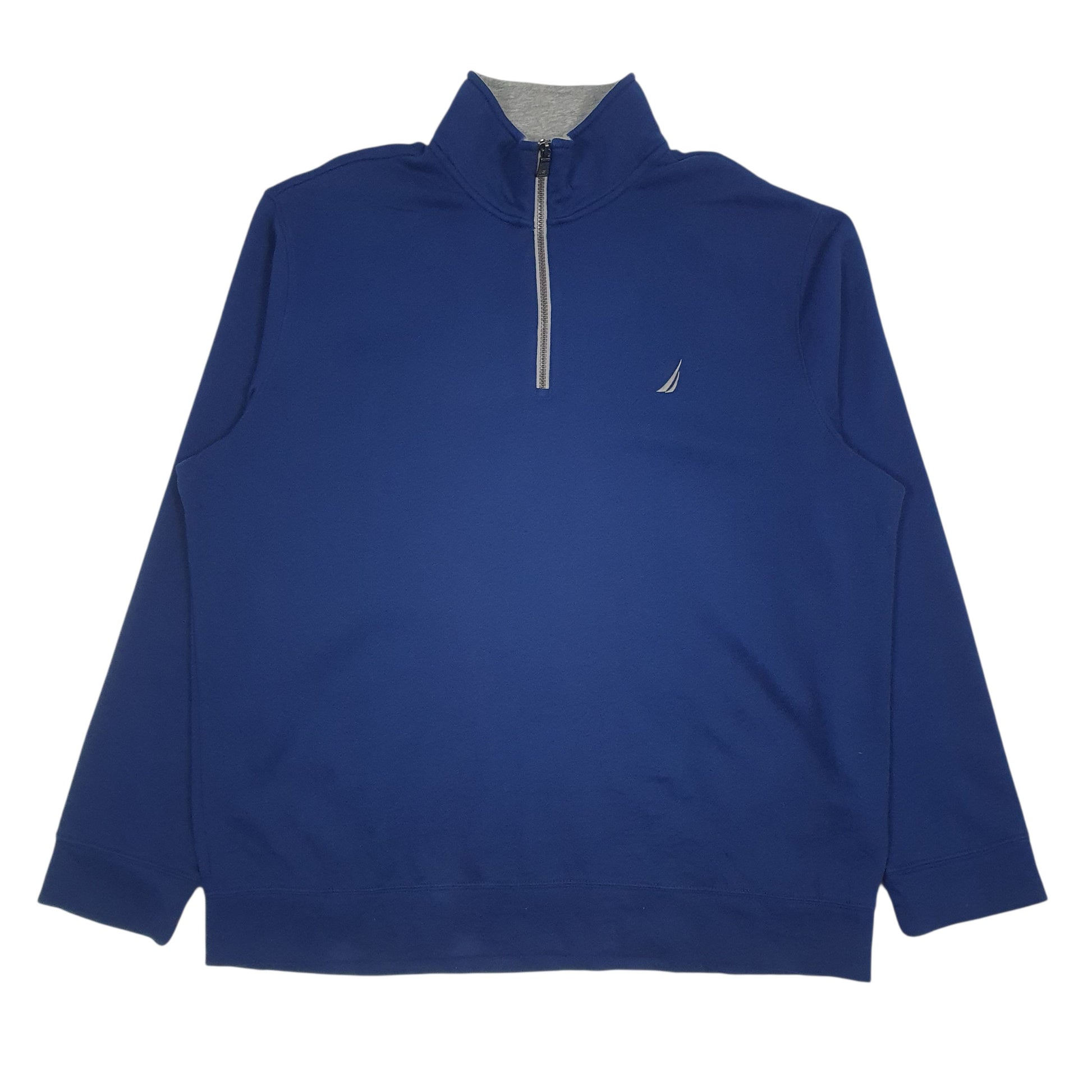 Mens Blue Nautica  Full Zip Jumper