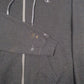 Mens Grey Champion Hoodie Full Zip Jumper