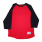 Mens Red Champion  Long Sleeve T Shirt