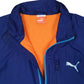 Mens Blue Puma Warm Cell Half Zip Insulated  Coat