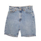 Mens Blue Levis 550 Vintage 90s Denim Shorts