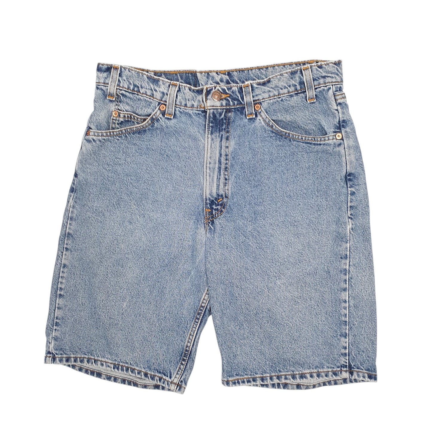 Mens Blue Levis 550 Vintage 90s Denim Shorts