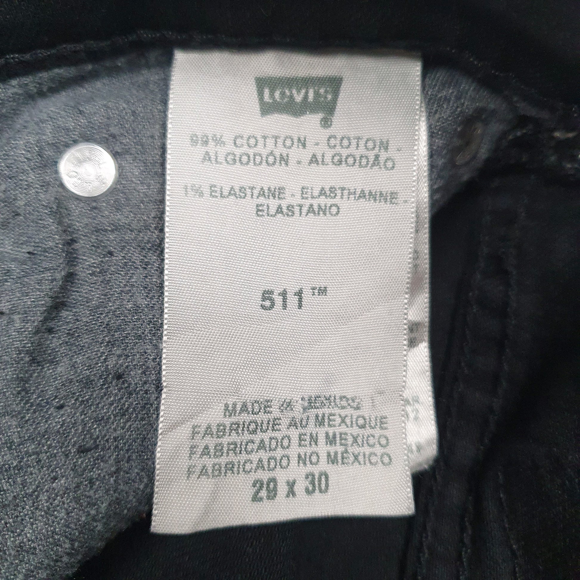 Mens Black Levis   Jeans