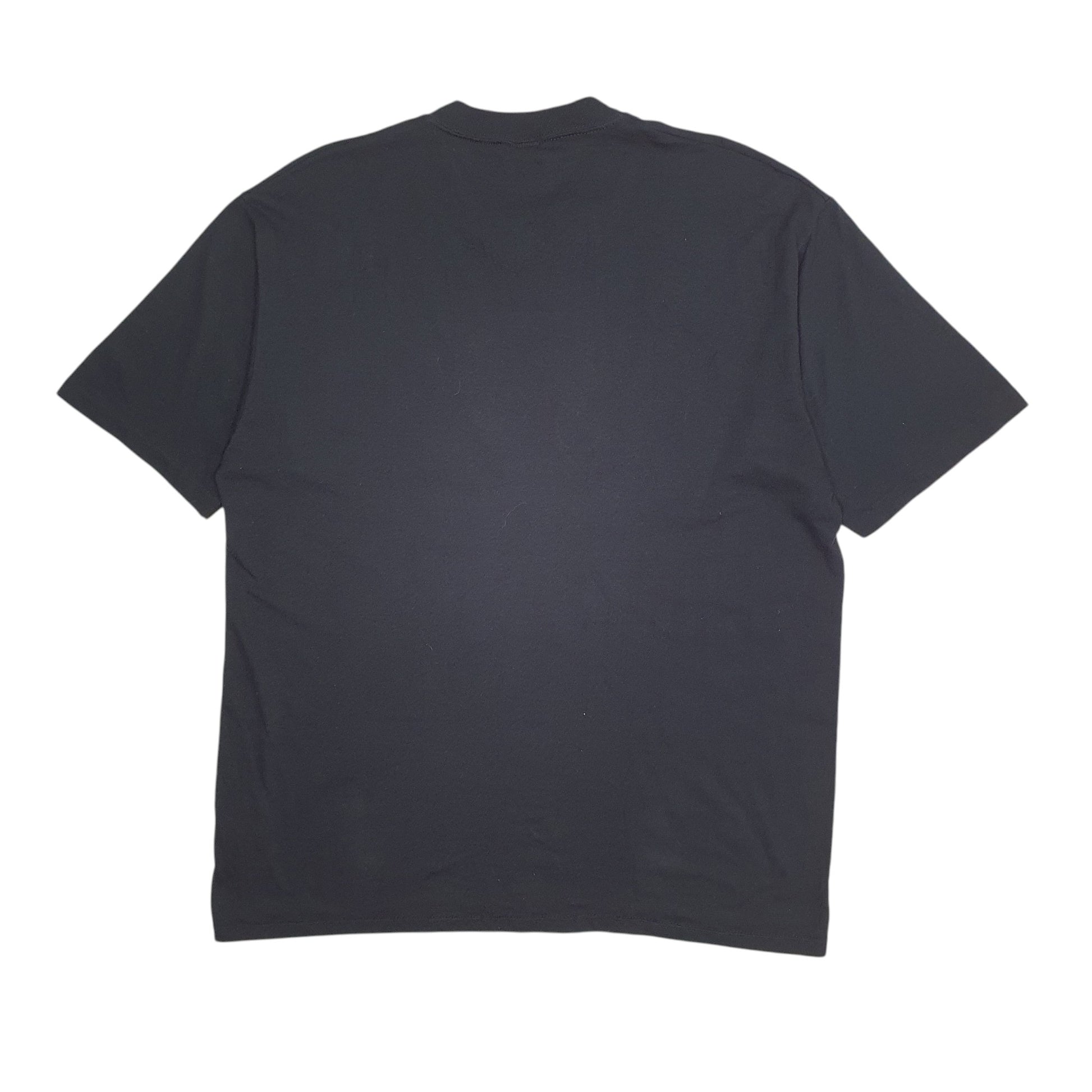 Mens Black Jerzees Single Stitch Vintage 80s  T Shirt