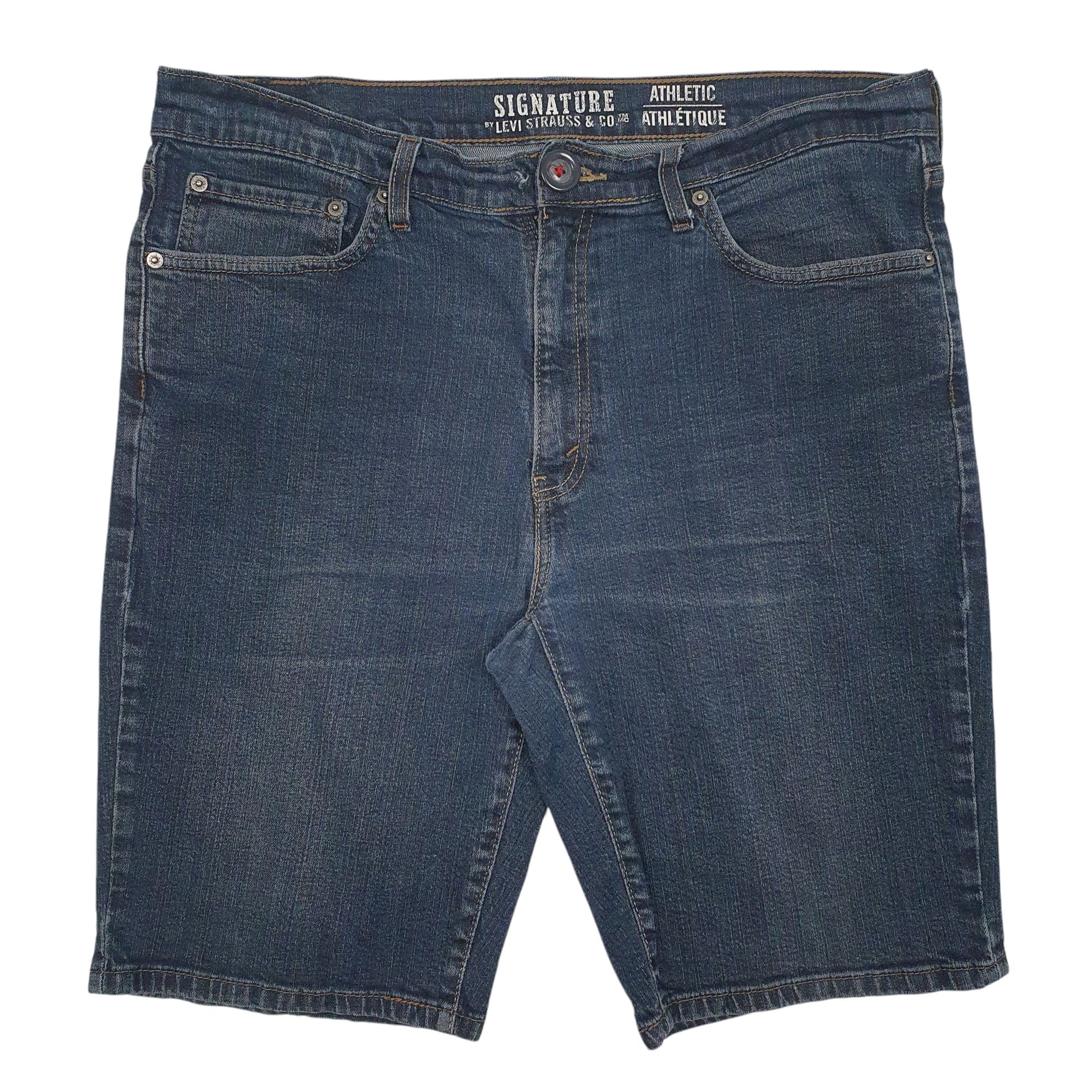 Mens Blue Levis Signature Denim Shorts