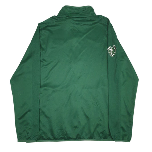 Mens Green Nike Dri-Fit Portland State Softball Full Zip Coat