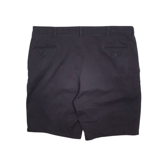 Mens Black Wrangler Pleated  Shorts