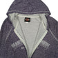 Womens Purple Harley Davidson Lightweight Hoodie Full Zip Jumper