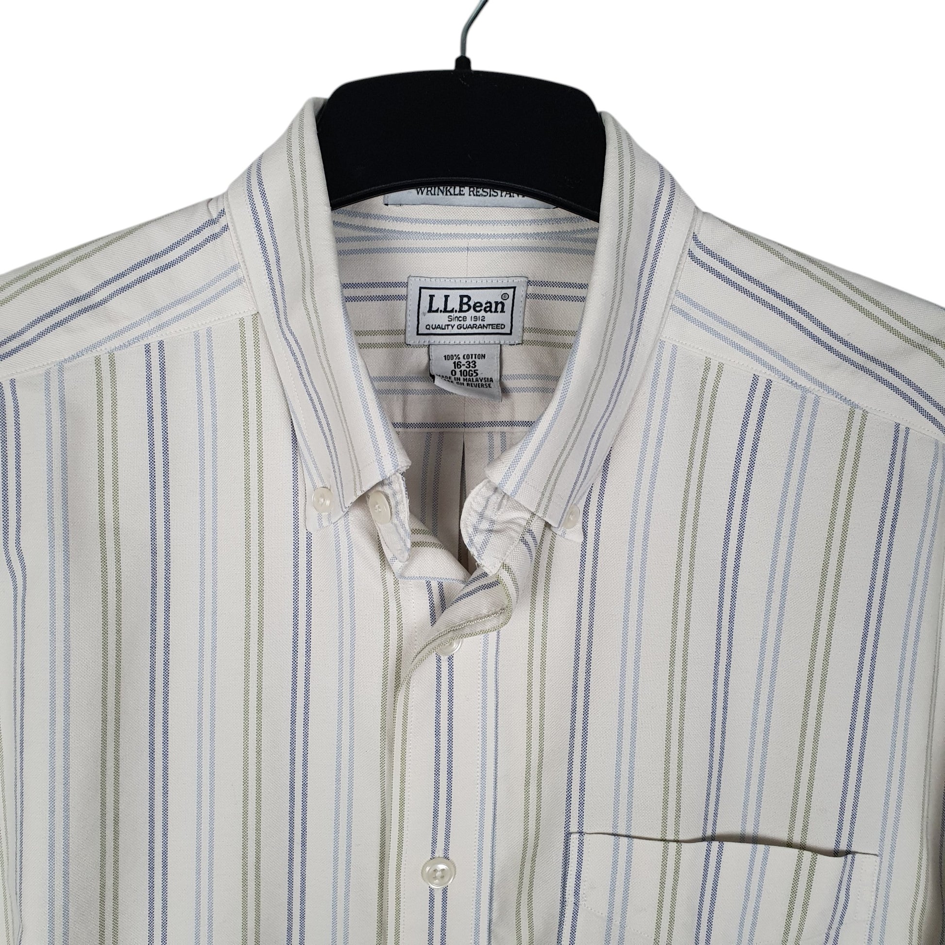 Mens White L.L.Bean   Shirt