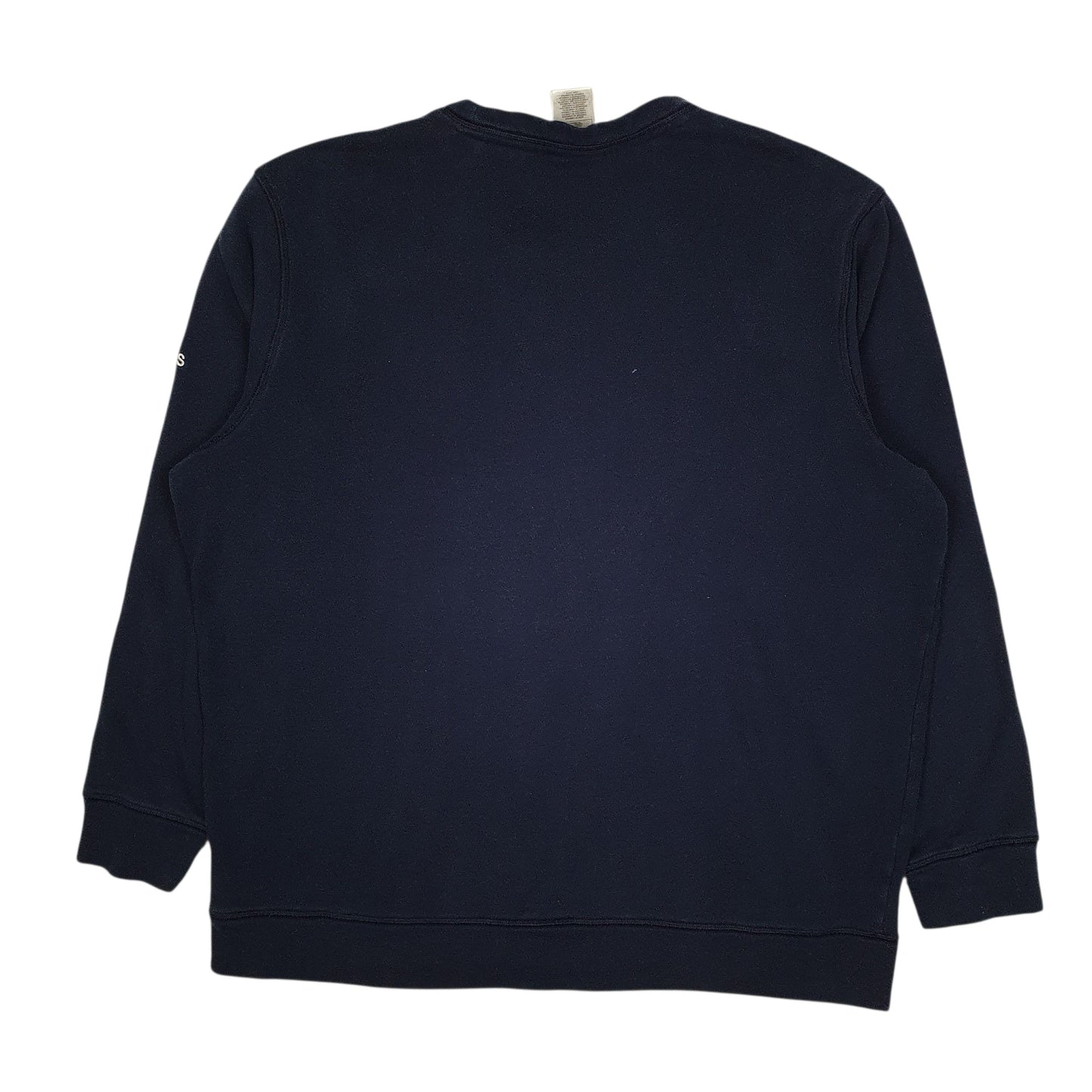 Mens Navy Adidas  Crewneck Jumper
