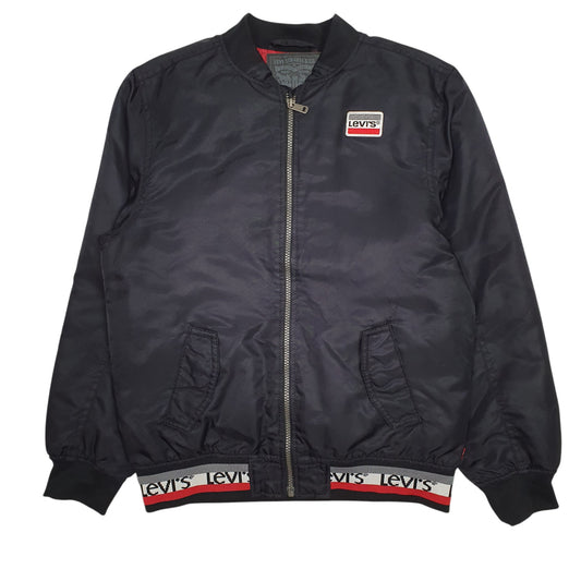 Womens Black Levis Windbreaker  Coat