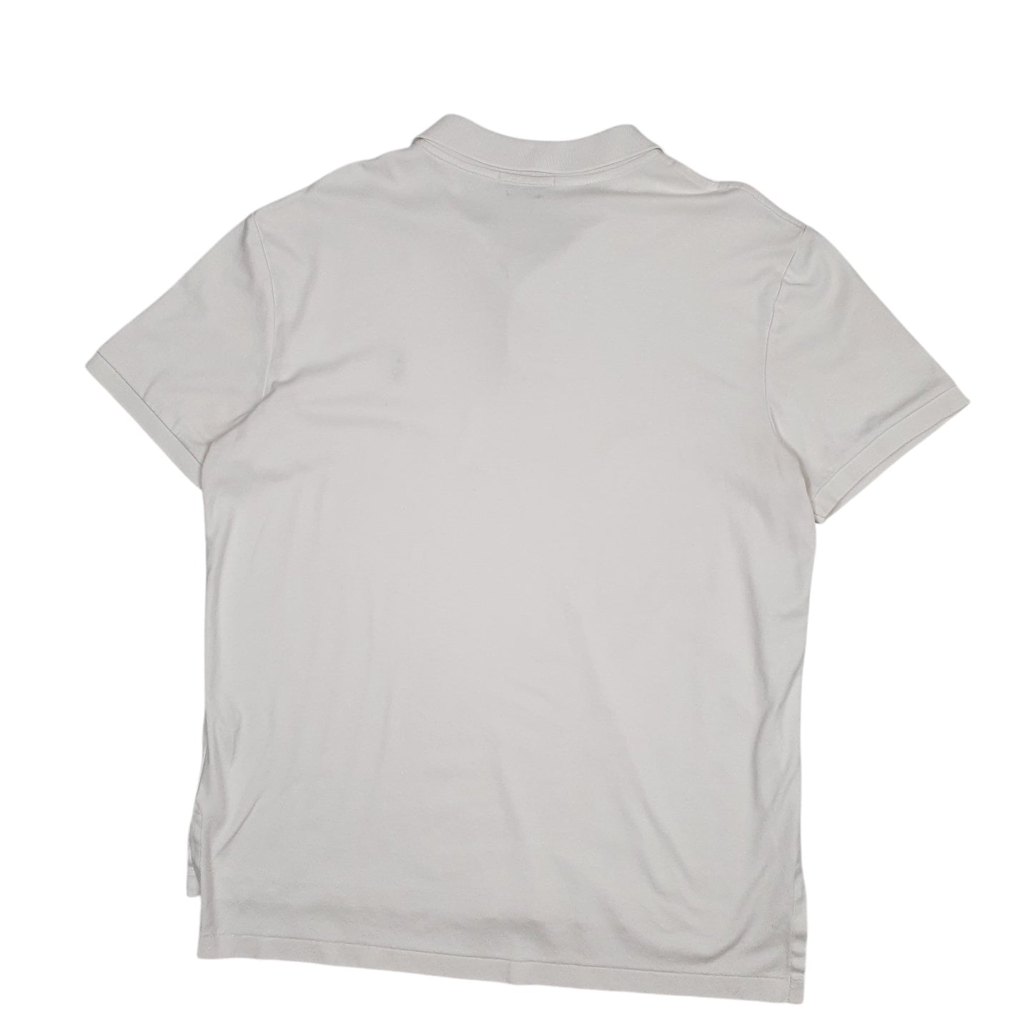 Mens White Polo Ralph Lauren Pima Soft Touch  Polo Shirt