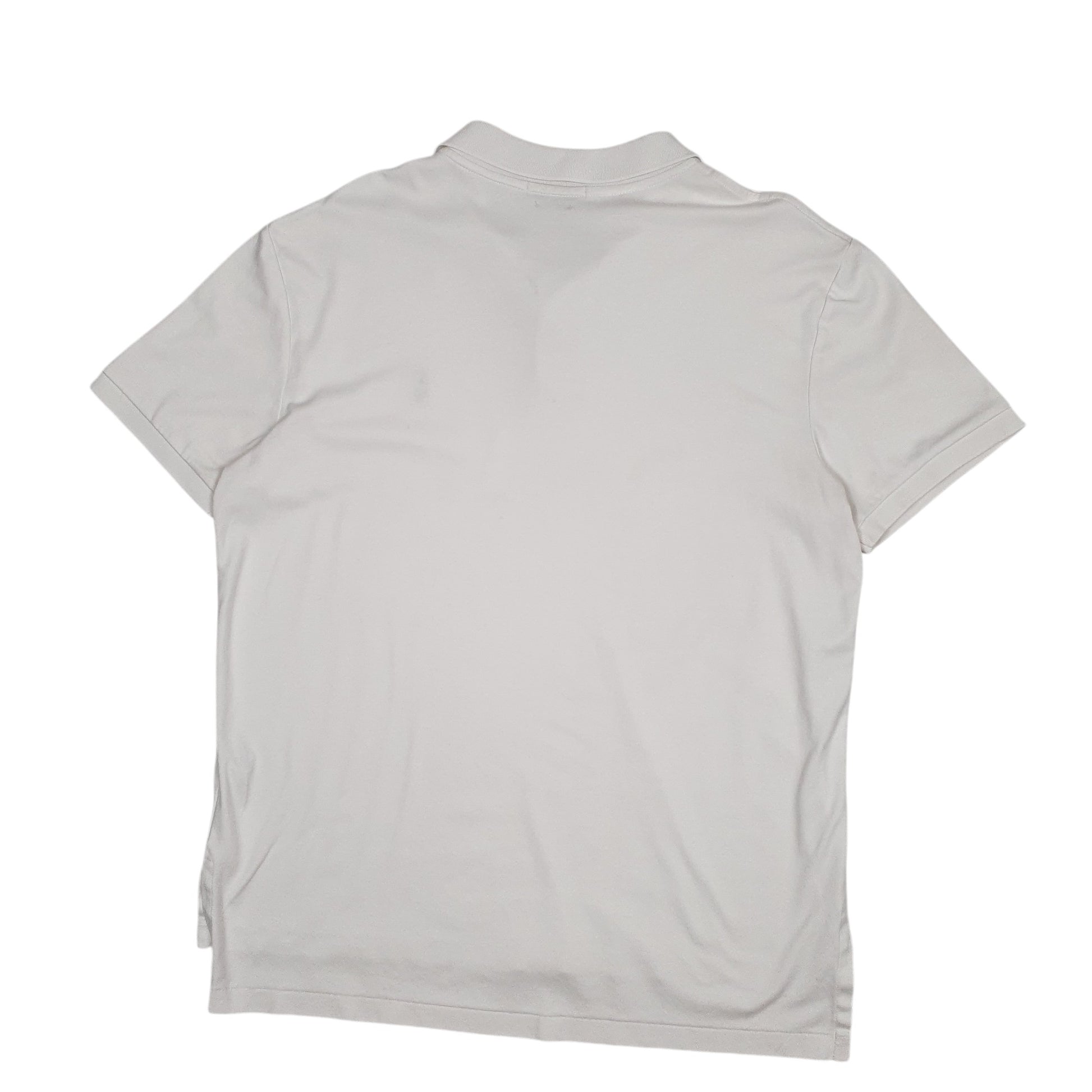 Mens White Polo Ralph Lauren Pima Soft Touch  Polo Shirt