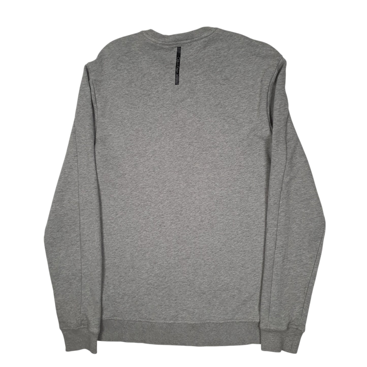 Mens Grey Calvin Klein  Crewneck Jumper