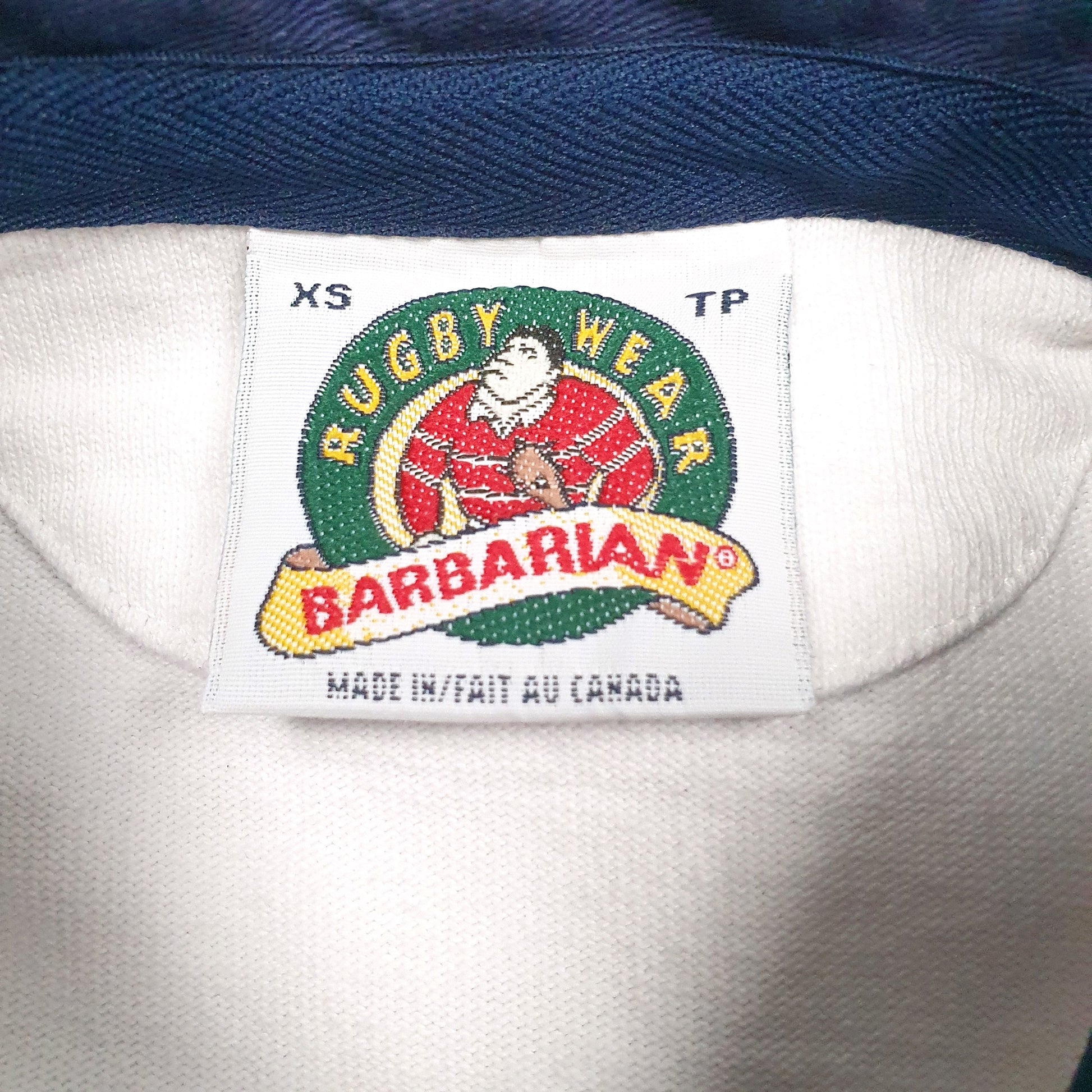 Mens White Barbarian North Carolina  Polo Shirt