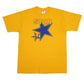 Mens Yellow Jerzees  Short Sleeve T Shirt