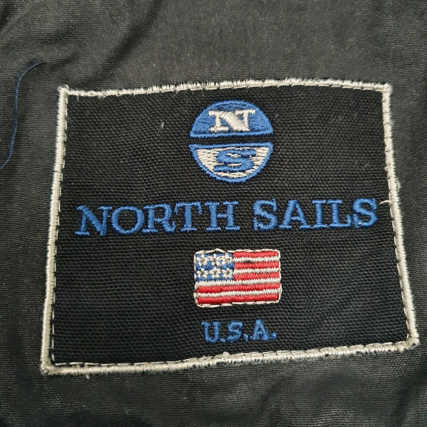 Mens Black North Sails  Crewneck Coat