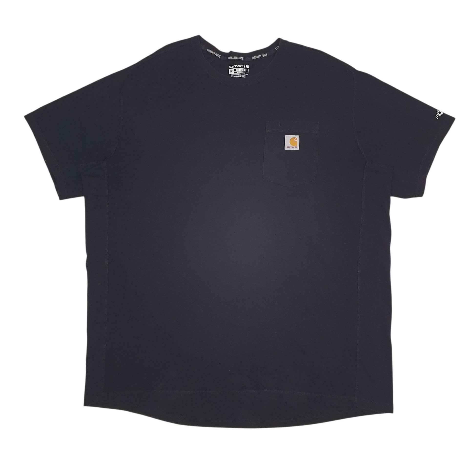 Mens Black Carhartt  Short Sleeve T Shirt