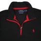 Mens Black Polo Ralph Lauren Performance Quarter Zip Jumper