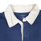 Mens Blue Sonoma  Hoodie Polo Shirt