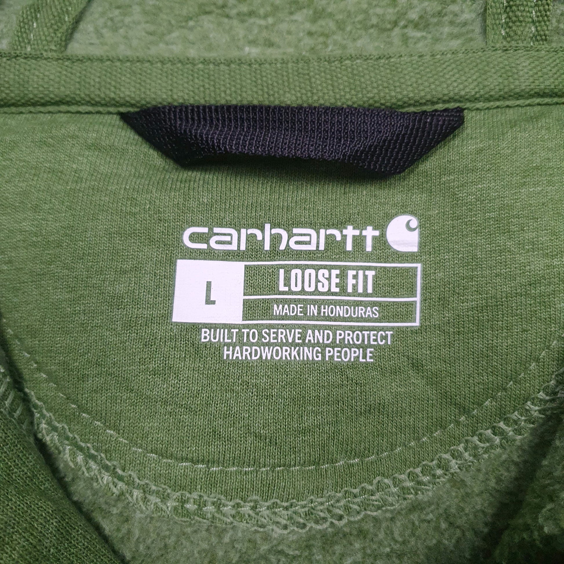 Mens Green Carhartt  Hoodie Jumper