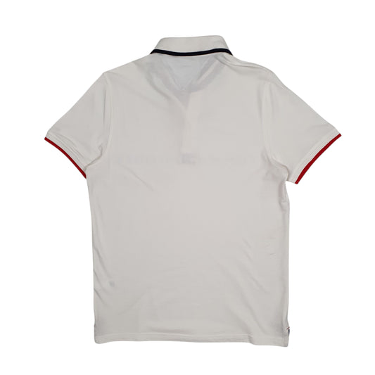 Mens White Tommy Hilfiger   Polo Shirt