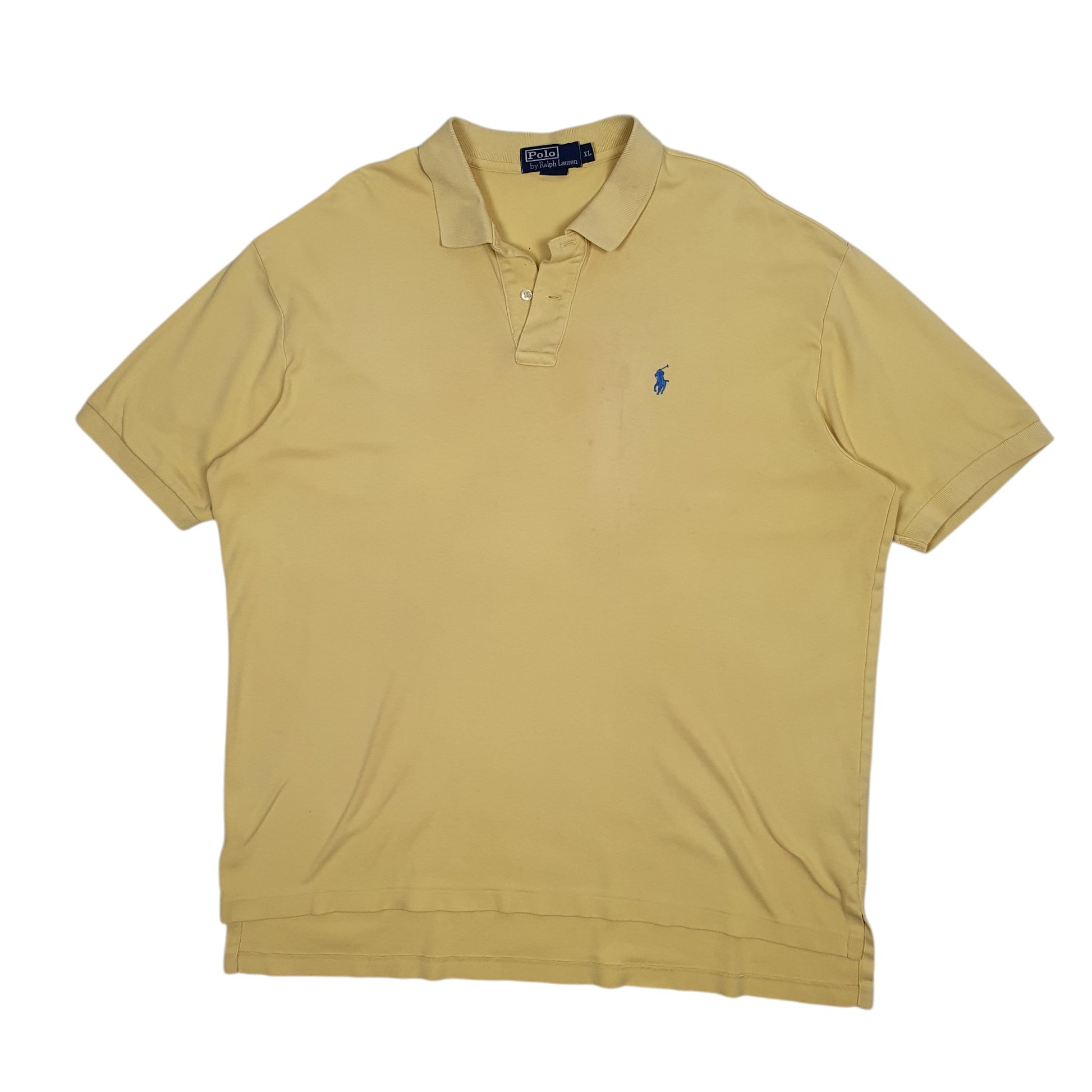Mens Yellow Polo Ralph Lauren  Short Sleeve Polo Shirt