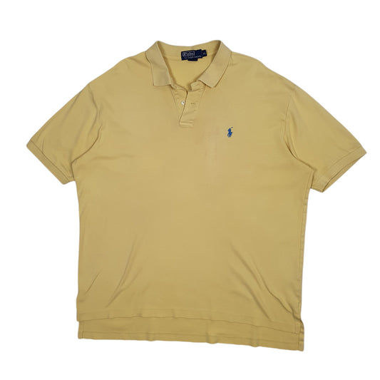 Mens Yellow Polo Ralph Lauren  Short Sleeve Polo Shirt