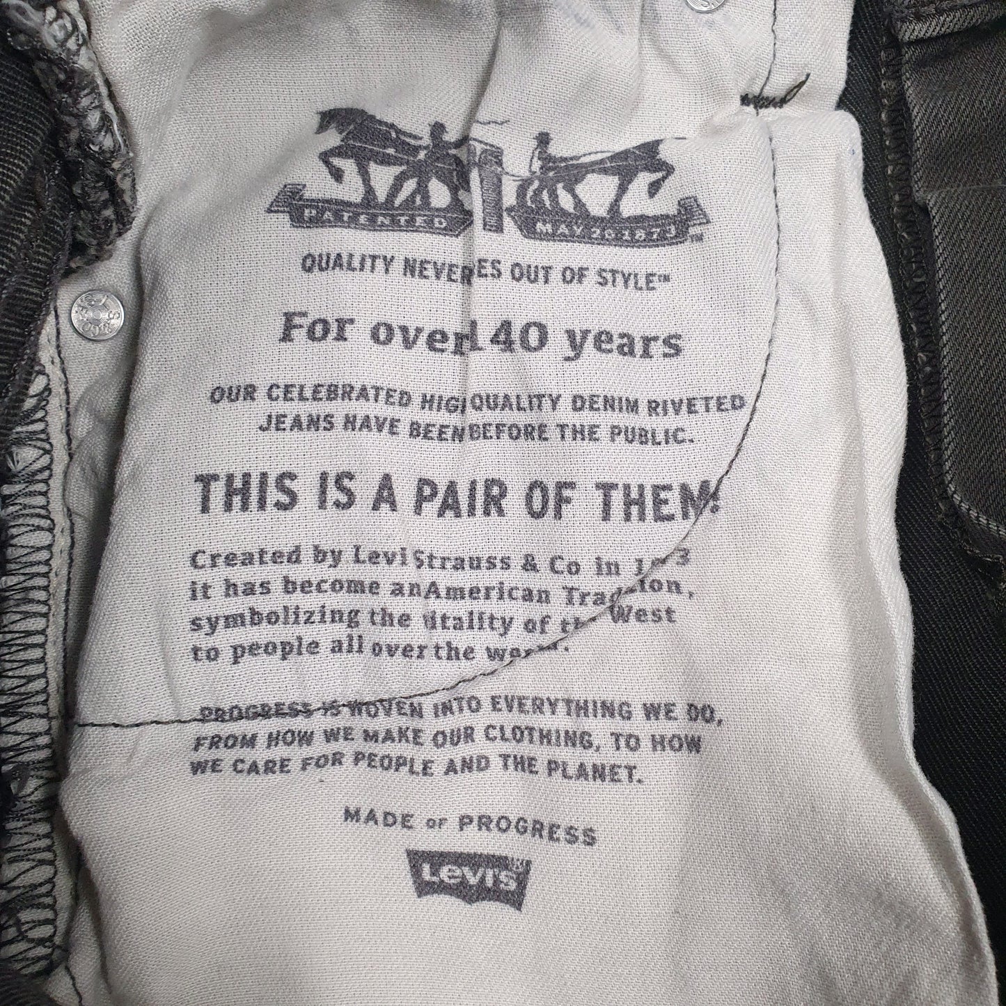 Mens Grey Levis   Jeans