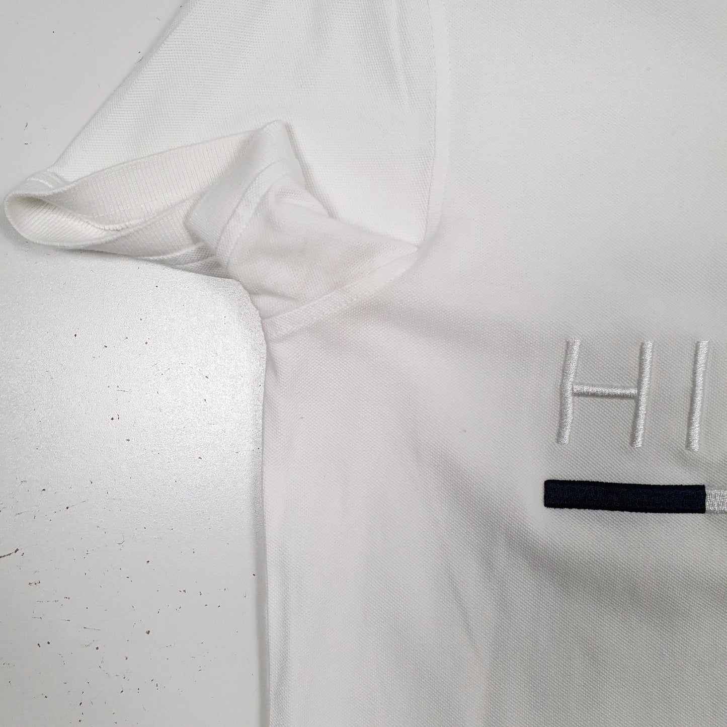 Mens White Tommy Hilfiger   Polo Shirt