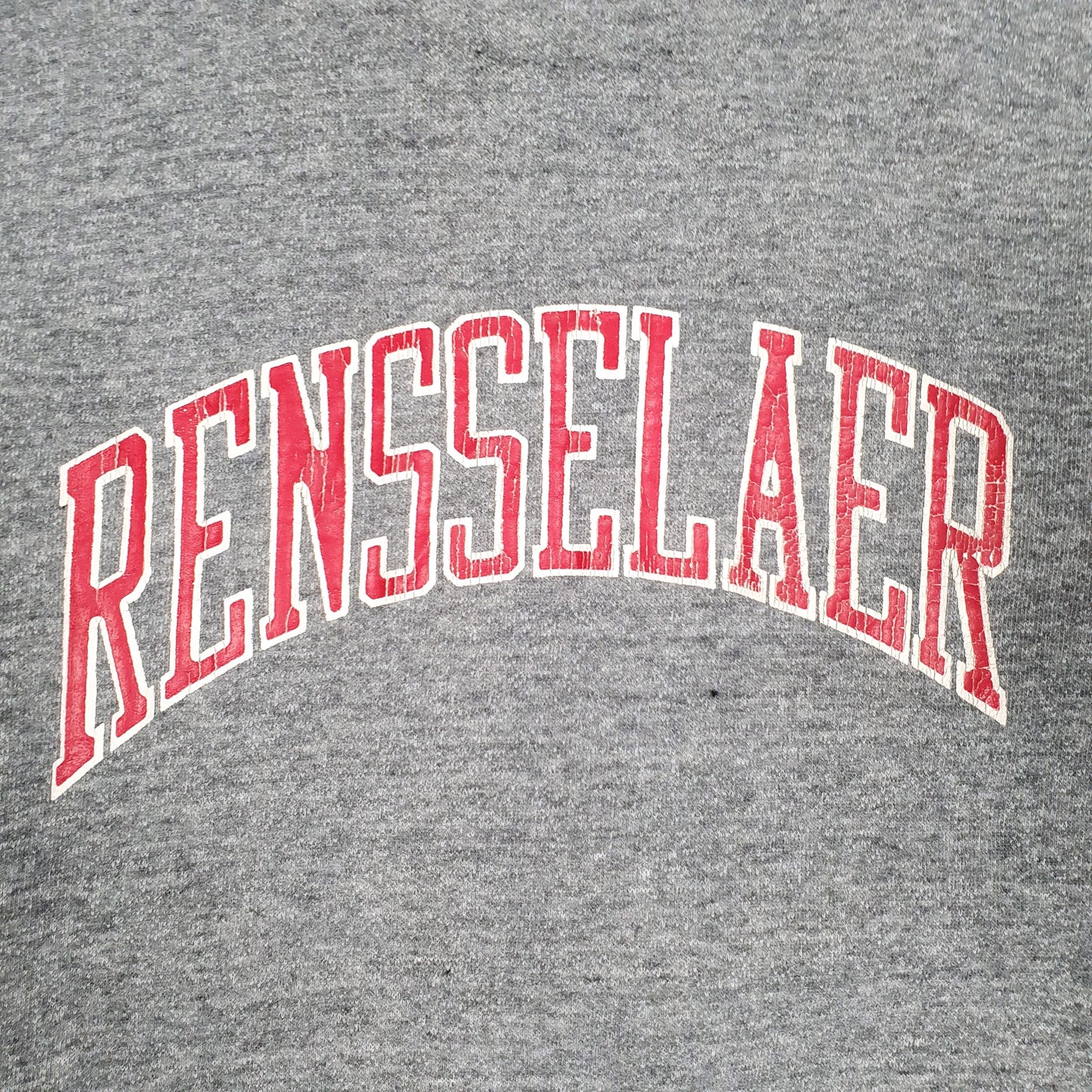 Mens Grey Collegiate Pacific Vintage 90s Made In USA Full Zip Jumper