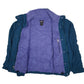 Womens Blue Patagonia Vintage 90s Fleece Lined Bomber  Coat
