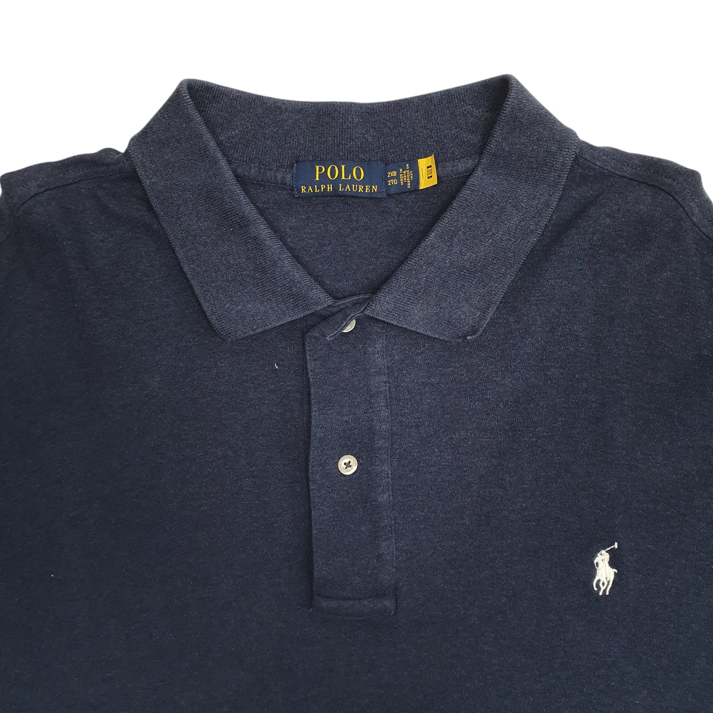 Mens Navy Polo Ralph Lauren Stretch  Polo Shirt