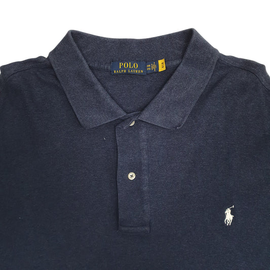 Mens Navy Polo Ralph Lauren Stretch  Polo Shirt