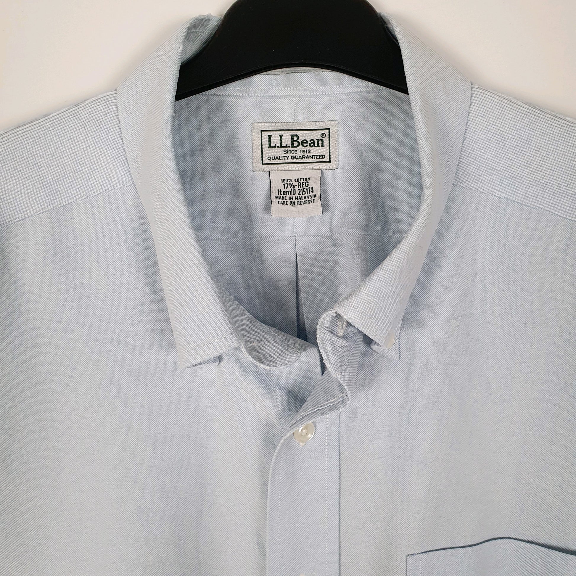 Mens Blue L.L.Bean   Shirt