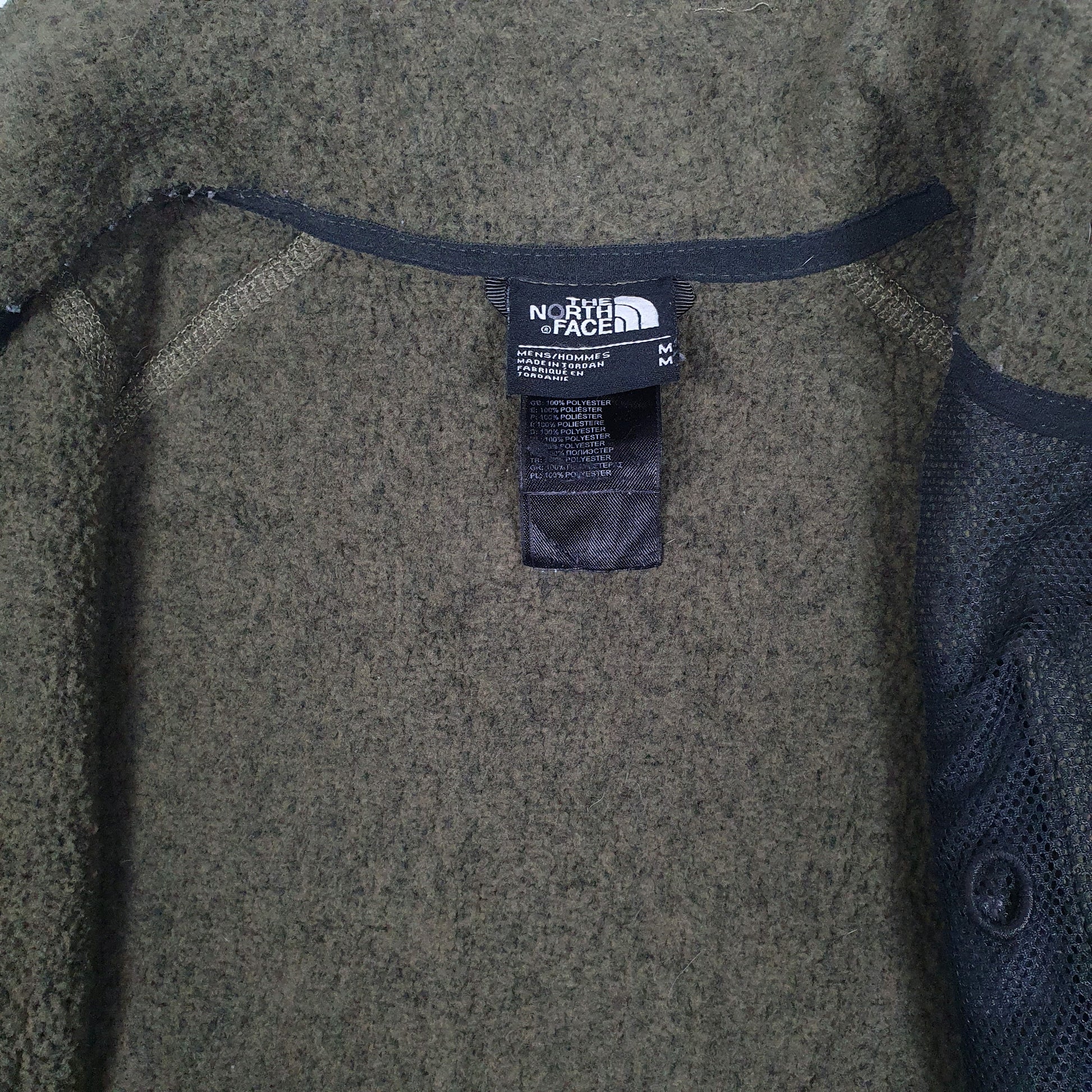 Mens Green The North Face  Full Zip Jumper