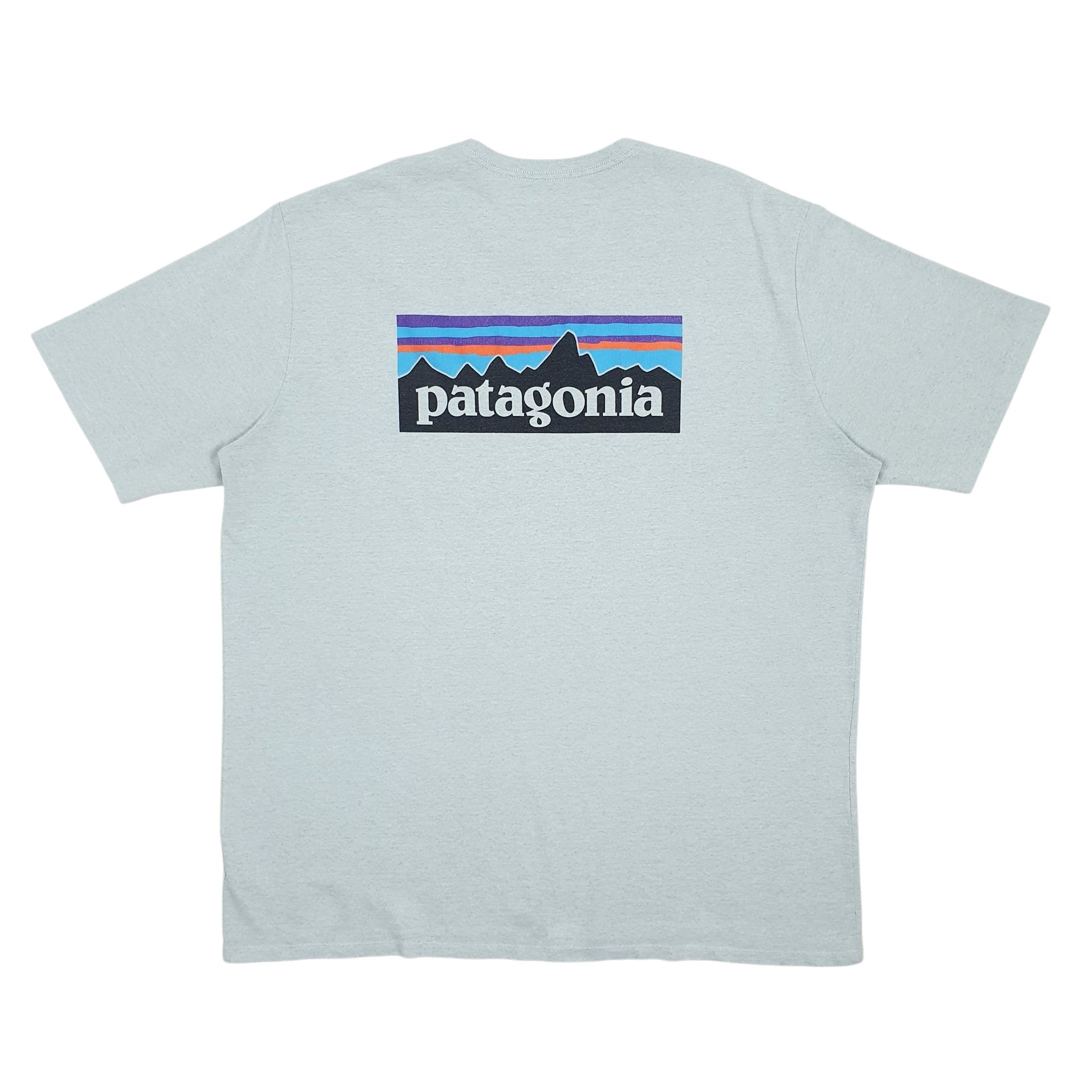 Mens Blue Patagonia   T Shirt