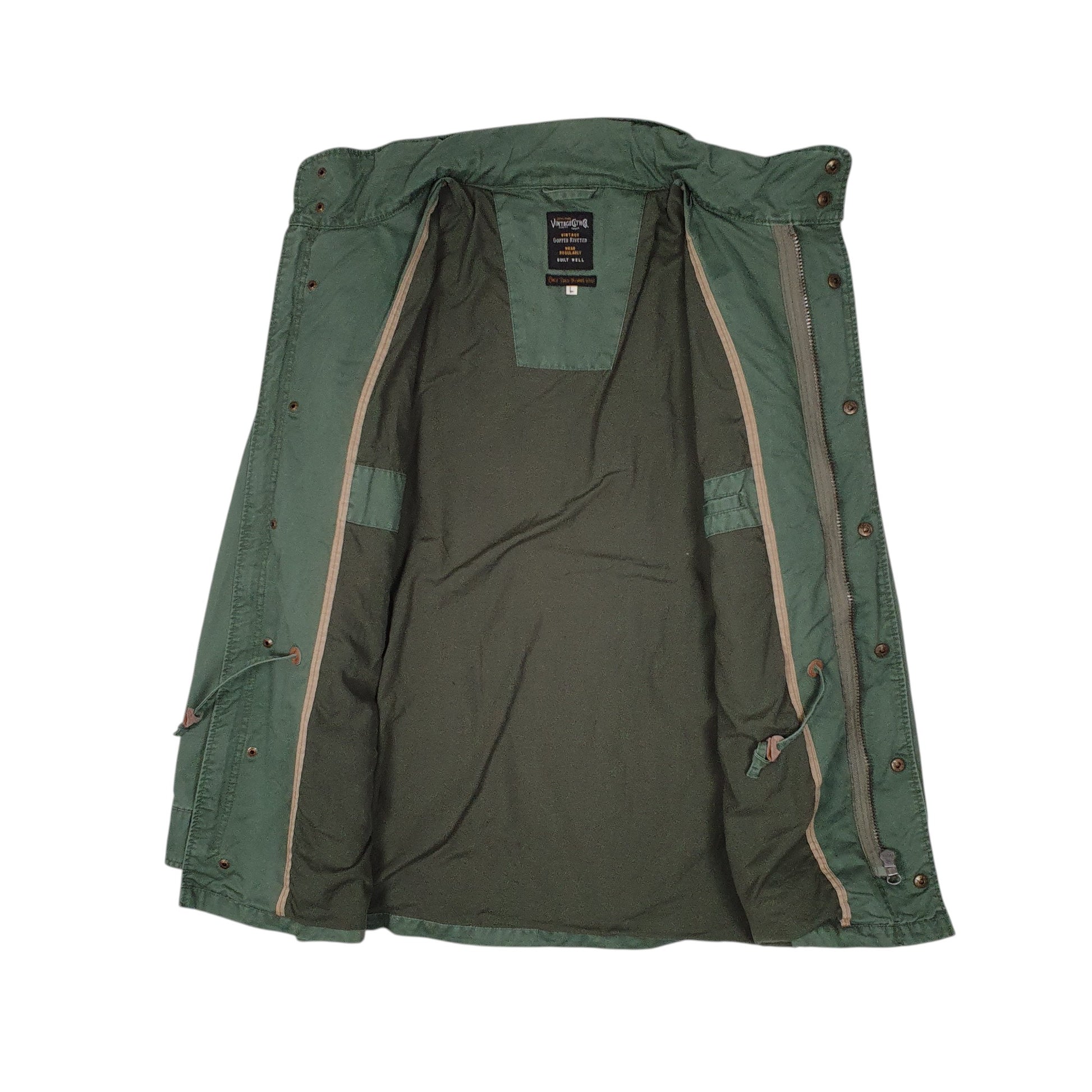 Mens Green Jack & Jones Parka  Coat