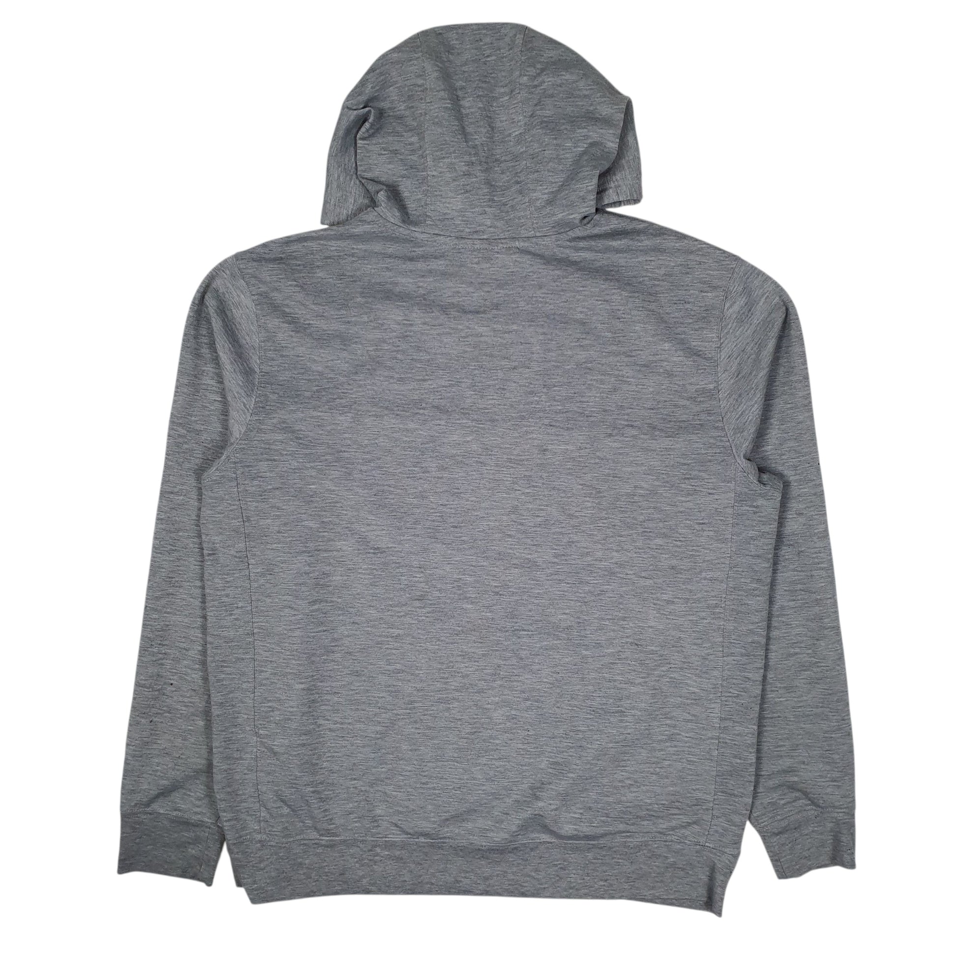 Mens Grey Fila Lightweight Hoodie Jumper
