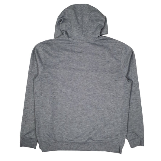 Mens Grey Fila Lightweight Hoodie Jumper