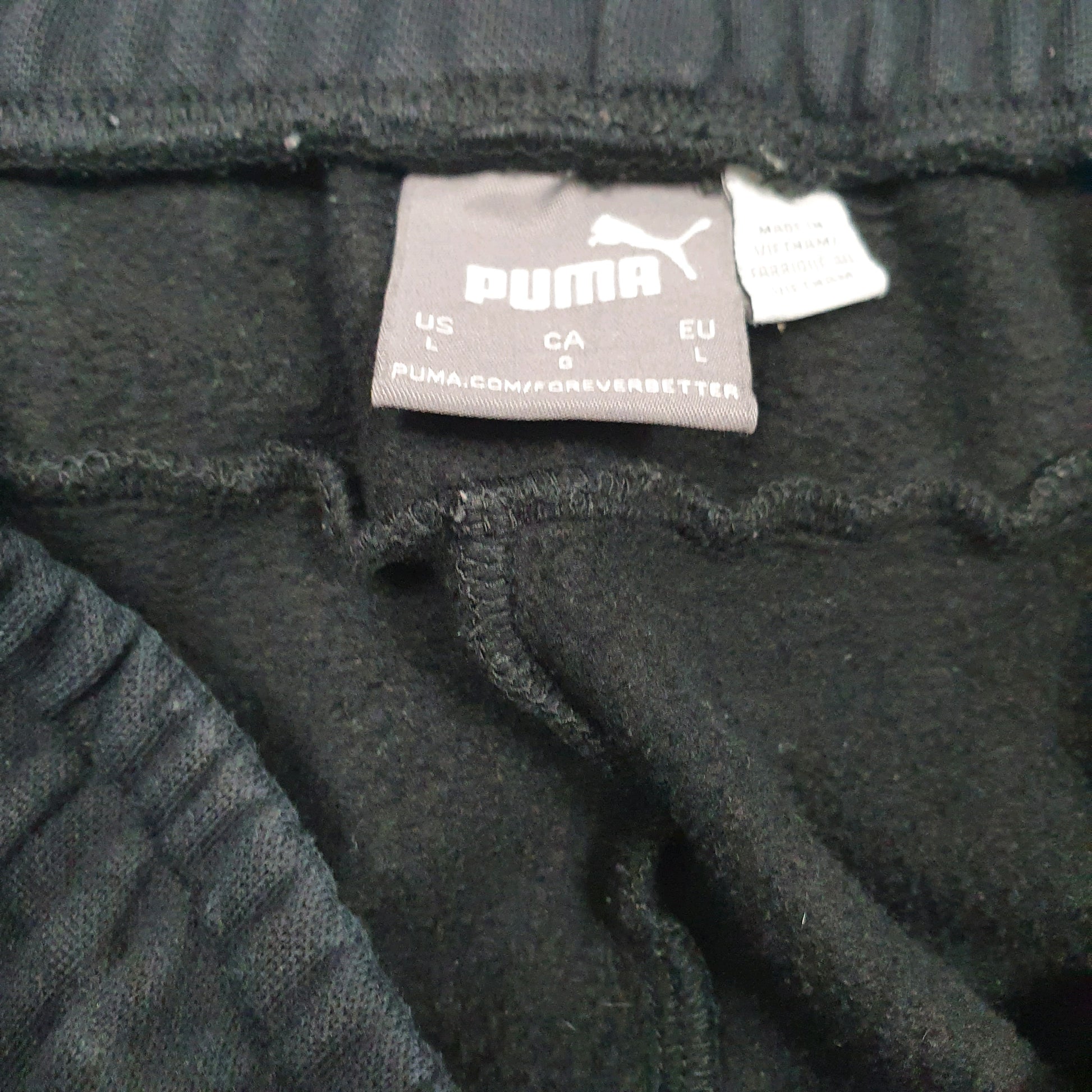 Mens Black Puma  Crewneck Trousers