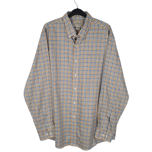 Mens Blue L.L.Bean  Long Sleeve Shirt