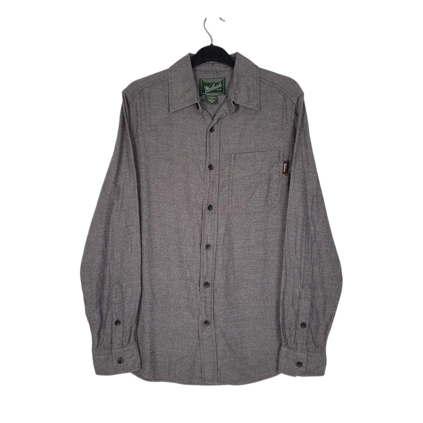 Mens Grey Woolrich  Long Sleeve Shirt