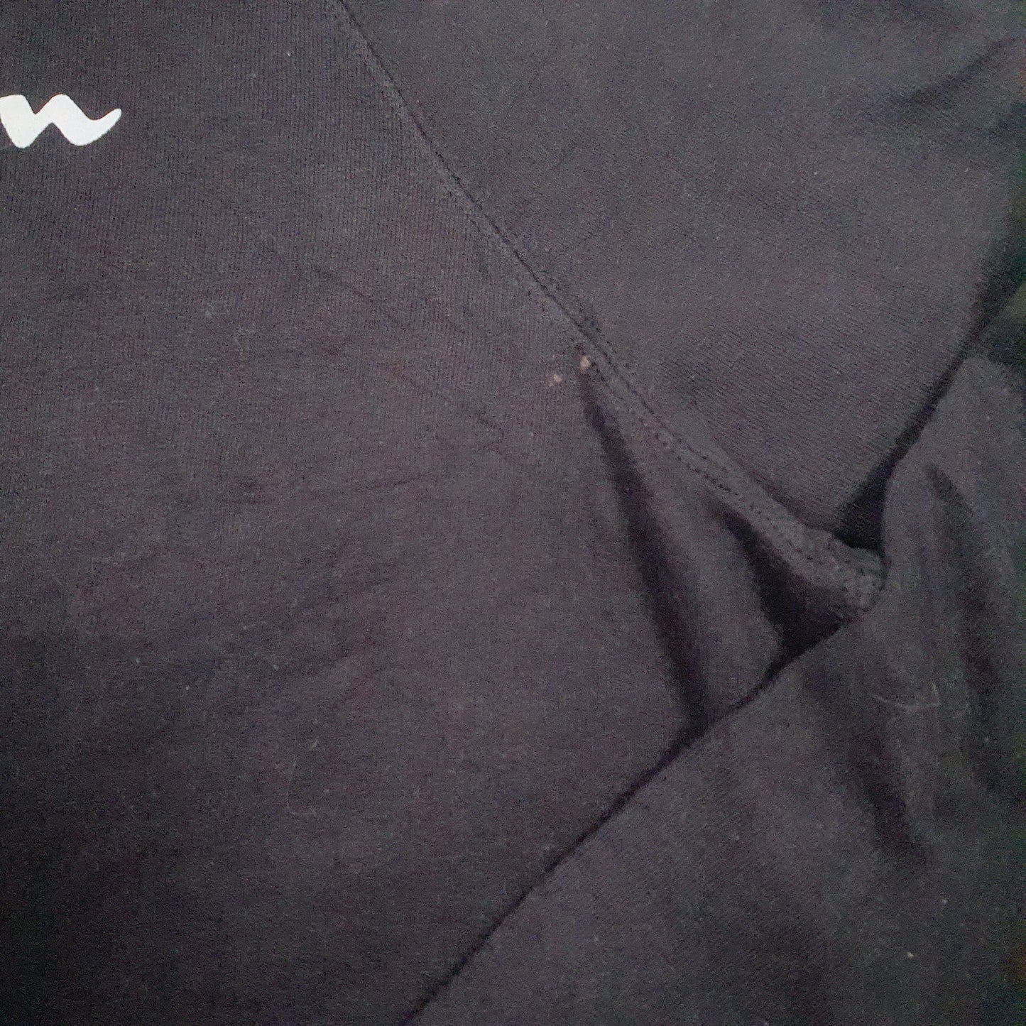 Mens Black Champion Spellout Hoodie Jumper