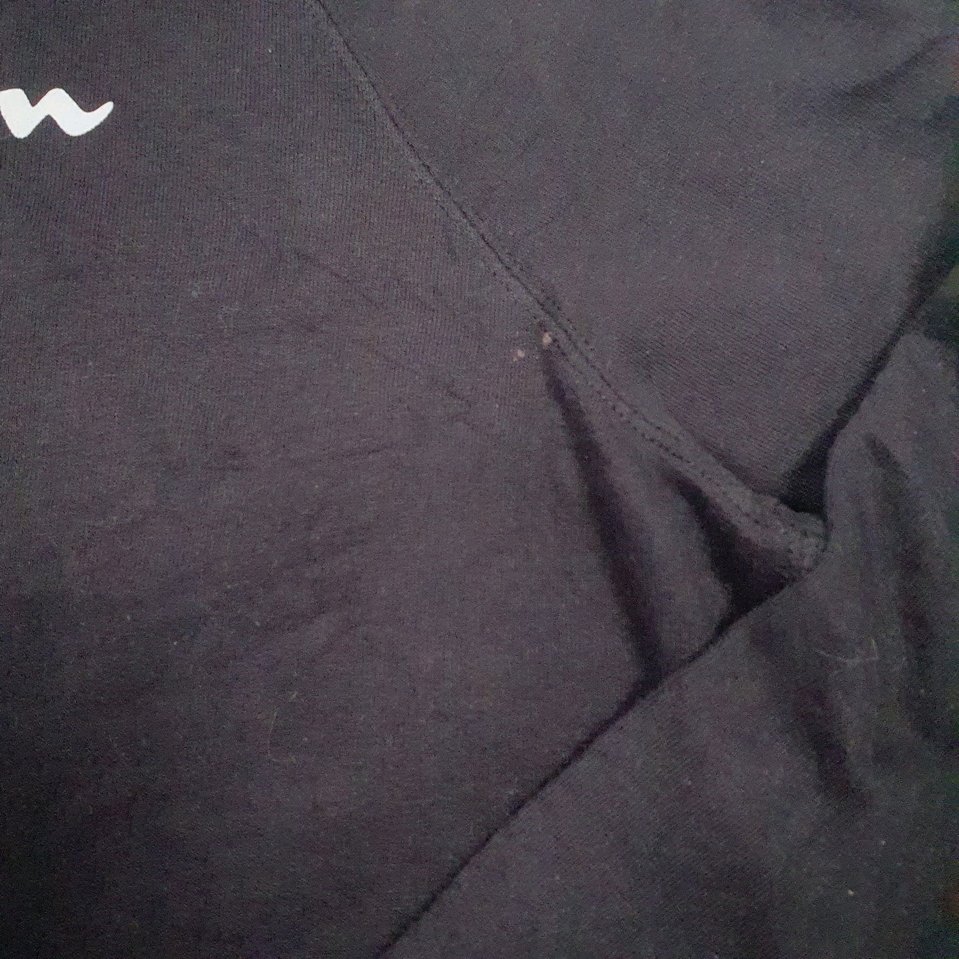 Mens Black Champion Spellout Hoodie Jumper