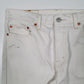 Mens White Levis   Jeans