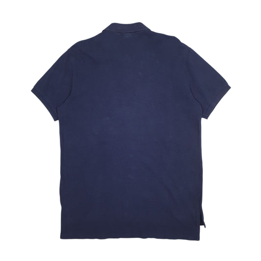Mens Navy Polo Ralph Lauren Custom Fit  Polo Shirt